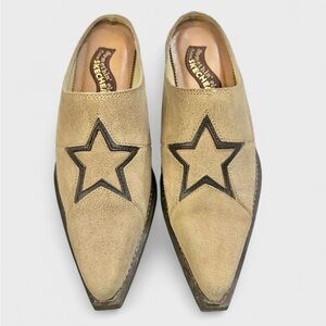 🔥 SKECHERS Star Western Snip Toe Suede Mule 7.5